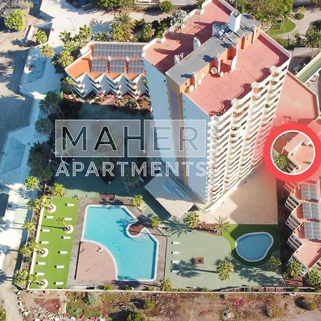 Cozy 1St Sea Line Apartment In The Quiet Area Los Cristianos  Exteriör bild