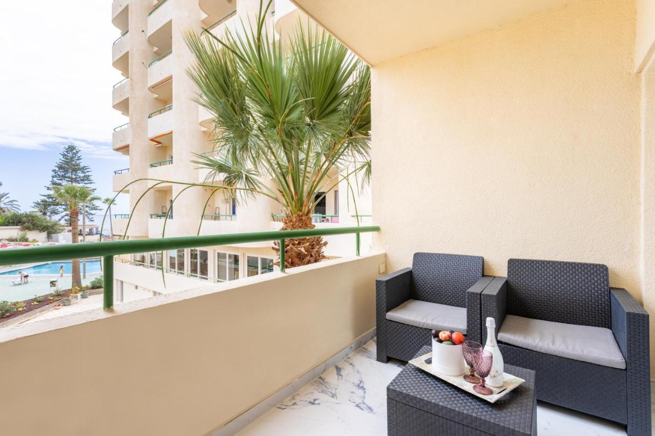 Cozy 1St Sea Line Apartment In The Quiet Area Los Cristianos  Exteriör bild