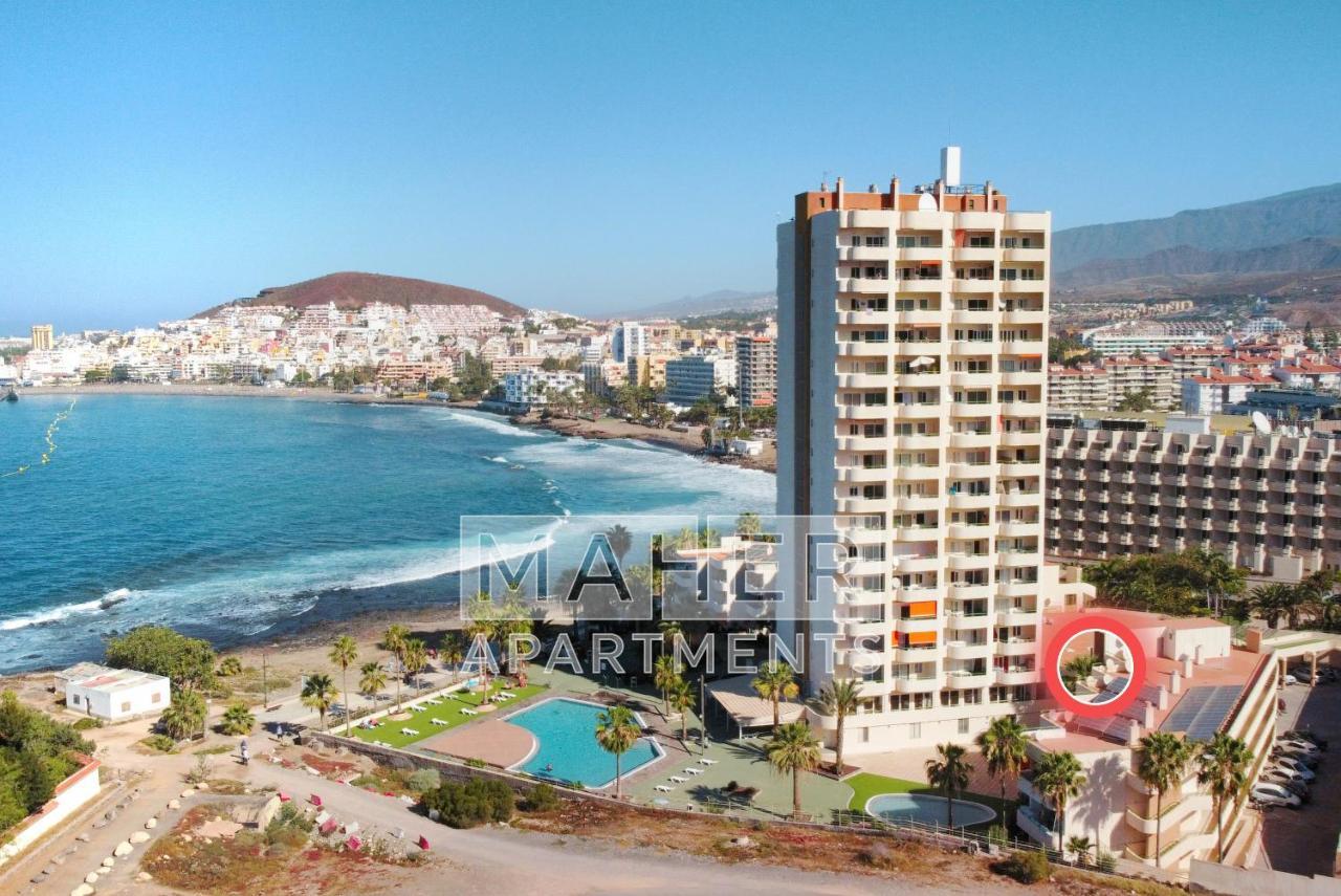 Cozy 1St Sea Line Apartment In The Quiet Area Los Cristianos  Exteriör bild