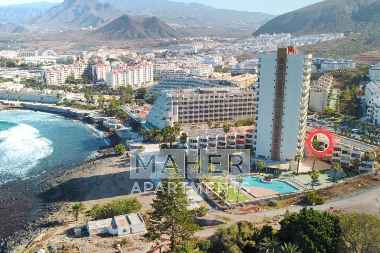 Cozy 1St Sea Line Apartment In The Quiet Area Los Cristianos  Exteriör bild
