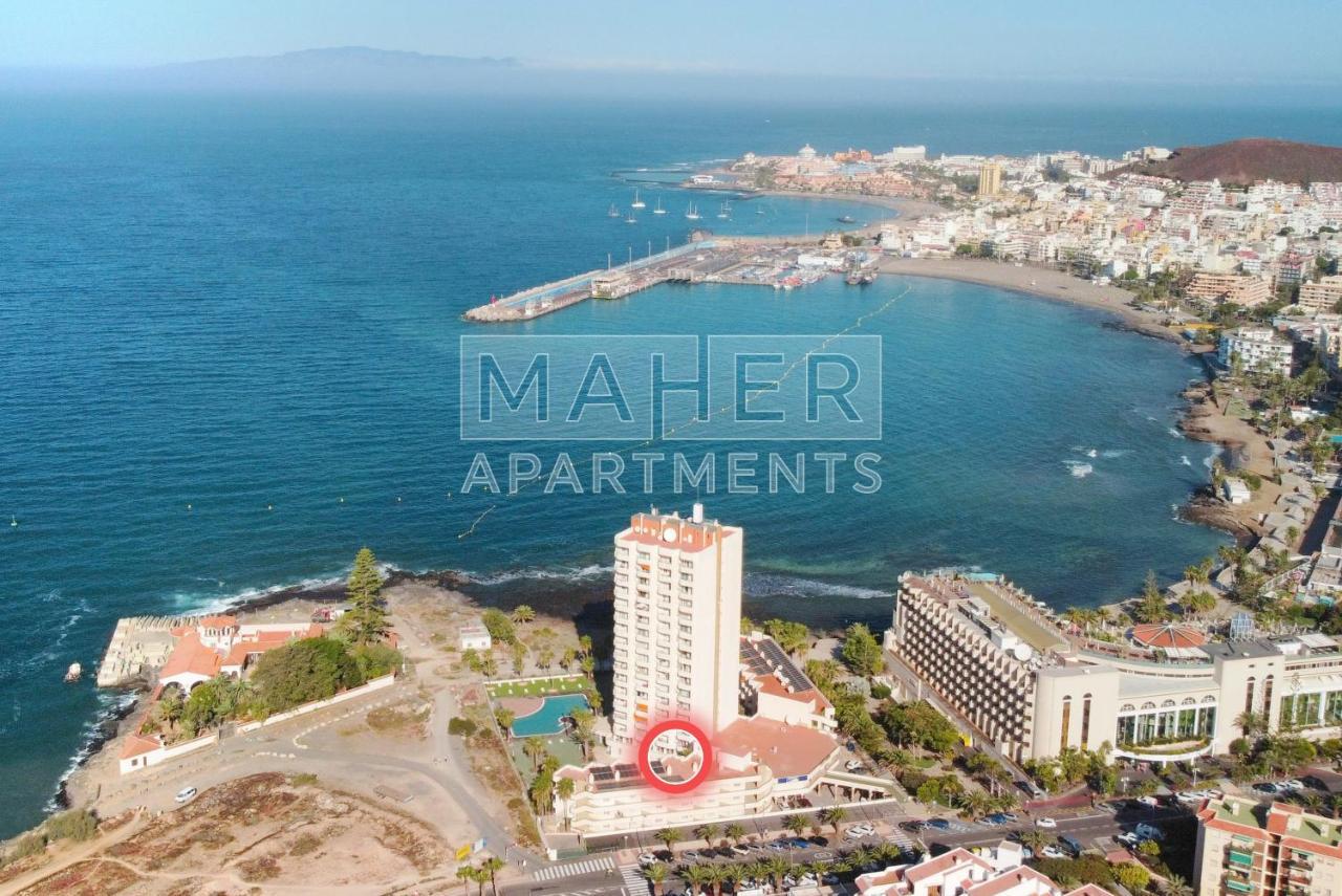 Cozy 1St Sea Line Apartment In The Quiet Area Los Cristianos  Exteriör bild